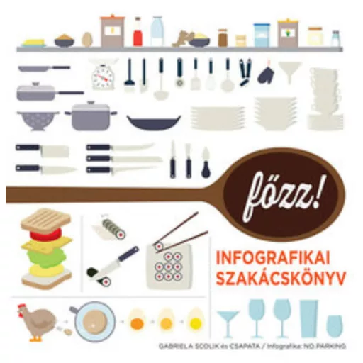 Főzz! /Infografikai szakácskönyv (Gabriela Scolik)