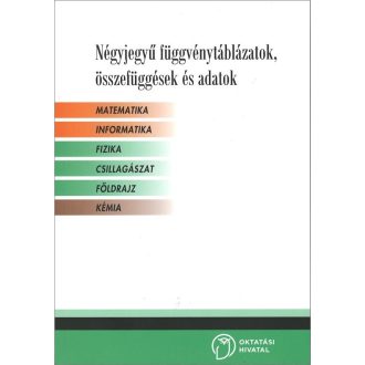   Négyjegyű függvénytáblázatok, összefüggések és adatok