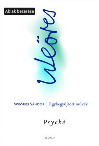 Weöres Sándor: Psyché (egybegyűjtött művek)