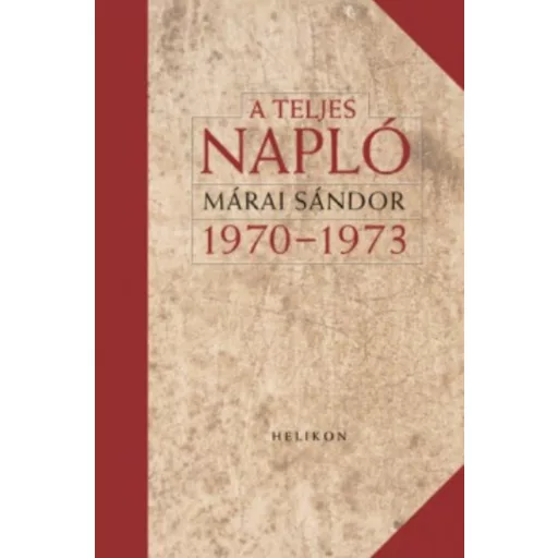 Teljes napló 1970-73