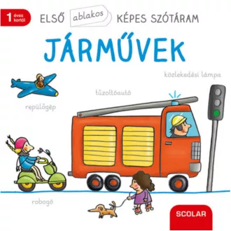 Első ablakos képes szótáram - Járművek (Lapozó)