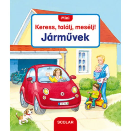 Mini Keress, találj, mesélj! - Járművek - Sandra Grimm