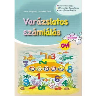   Varázslatos számlálás ovi 5-7 éveseknek - Matricás melléklettel