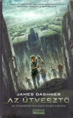 Az útvesztő - James Dashner (filmes borító)