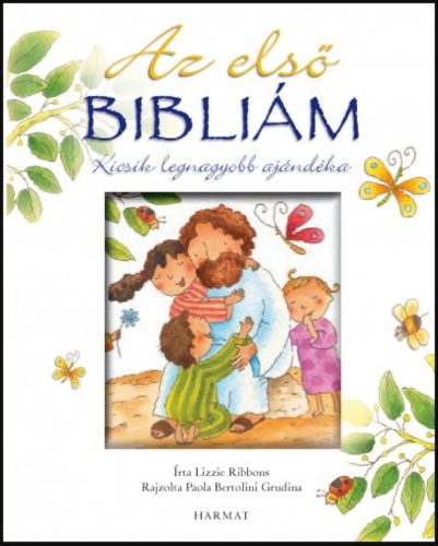 Az első Bibliám - fehér - Kicsik legnagyobb ajándéka - Lizzie Ribbons