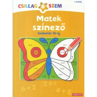 Matek színező /Számolás 10-ig (Sabine Schwertführer)