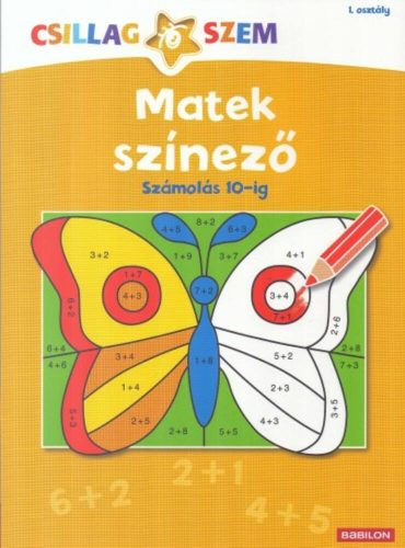 Matek színező /Számolás 10-ig (Sabine Schwertführer)