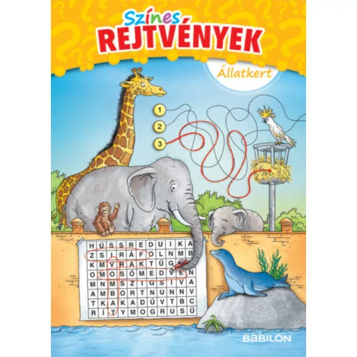 Színes rejtvények - Állatkert (Stephan Lohr)