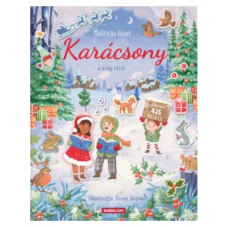 Karácsony a világ körül - Matricás füzet - Joli Hannah