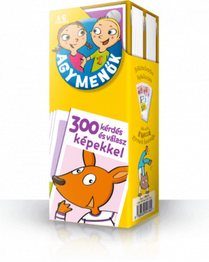 Agymenők kártyacsomag 5-6 éveseknek - 300 érdekes kérdés és válasz képekkel