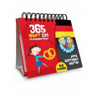 Agymenők képes szótanuló naptár - Német 7-9 éveseknek /365 szó példamondatokkal (Válogatás)