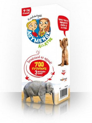 Agymenők kvízkártyák - Állatok - 7-14 éveseknek