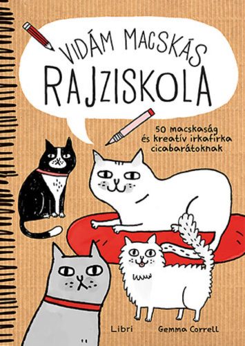 Gemma Correll: Vidám macskás rajziskola