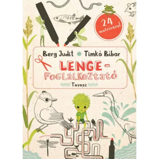 Lenge-foglalkoztató - Tavasz /24 matricával + DVD (Berg Judit)