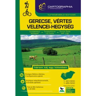 Gerecse, Vértes, Velencei-hegység turistakalauz (1:40 000) /Turistakalauz-sorozat (Térkép)