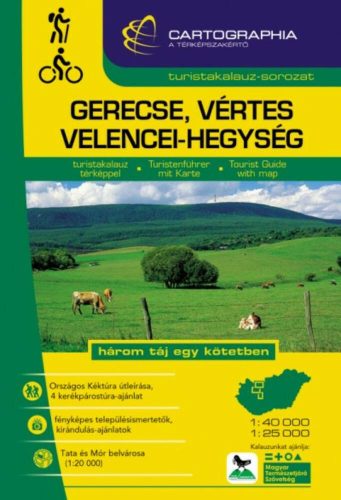 Gerecse, Vértes, Velencei-hegység turistakalauz (1:40 000) /Turistakalauz-sorozat (Térkép)