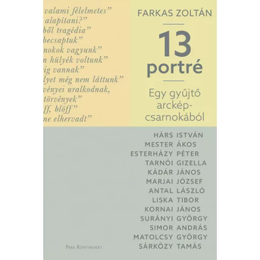 Egy gyűjtő arcképcsarnokából - 13 portré - Farkas Zoltán