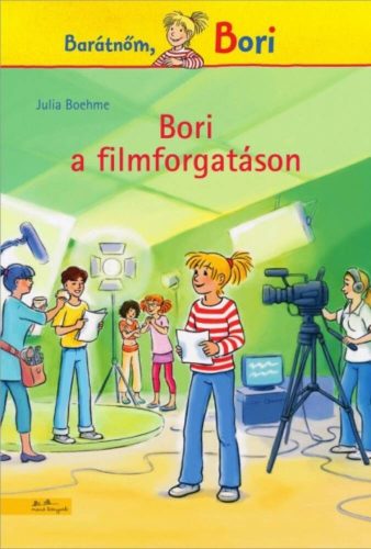 Bori a filmforgatáson (Julia Boehme)