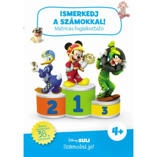 Ismerkedj a számokkal! - Matricás foglalkoztató /Disney Suli Számolni jó! sorozat (Disney)