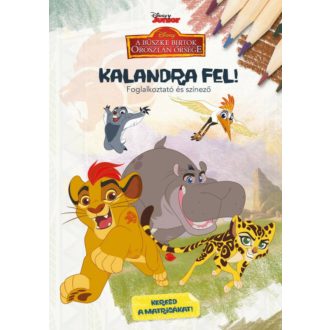 Disney Junior: Kalandra fel! - Foglalkoztató és színező (Foglalkoztató)