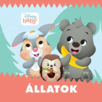 Disney Baby: Állatok - Zörgős textil könyv (Disney)