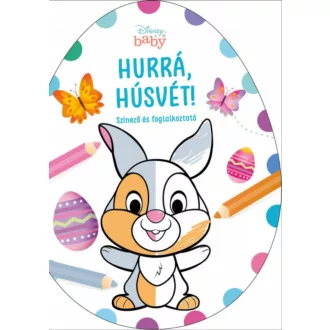 Hurrá, Húsvét! - Disney Baby (tojás alakú színező) §H (Foglalkoztató)