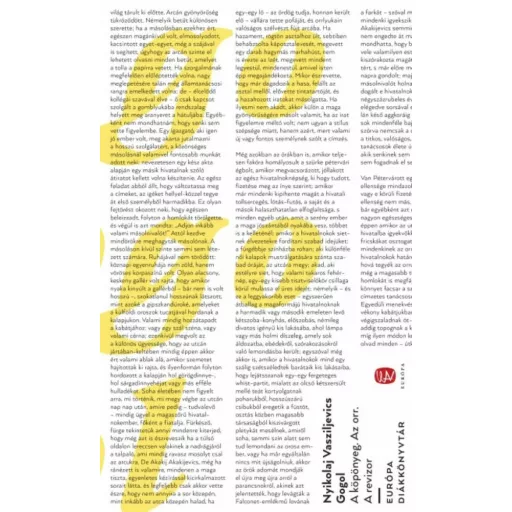 A köpönyeg - Az orr - A revizor (Nyikolaj Vasziljevics Gogol)