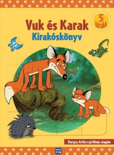 Vuk és Karak - Kirakóskönyv /5 kirakó (Puzzle-Könyv)