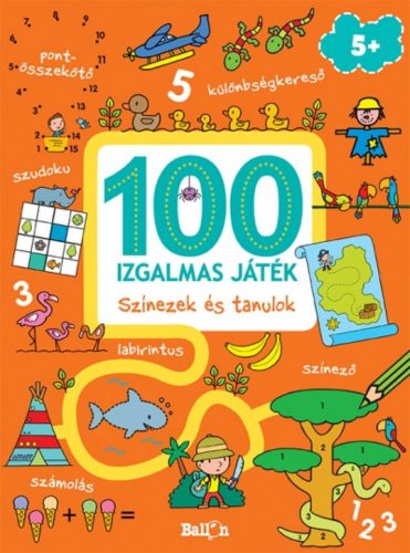 100 izgalmas játék - Színezek és tanulok