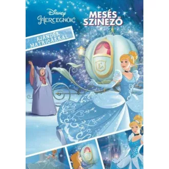   Disney Hercegnők - Mesés színező ajándék matricákkal (Foglalkoztató)