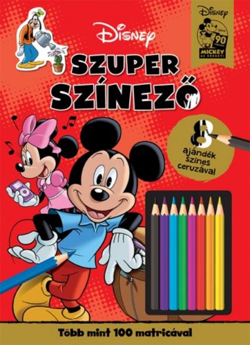 Mickey egér: Szuper színező (Disney)