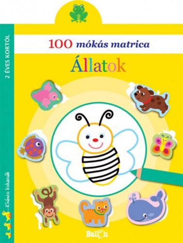 100 mókás matrica - Állatok (Matricás Foglalkoztató)