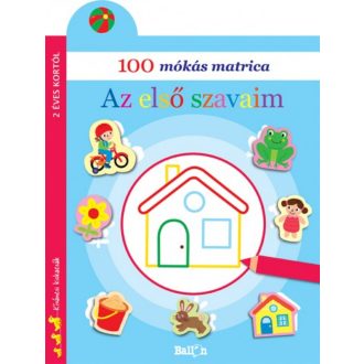   100 mókás matrica - Az első szavaim (Matricás Foglalkoztató)
