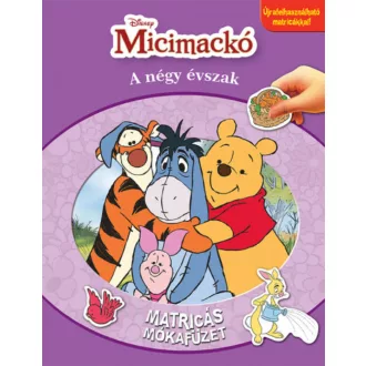 Matricás mókafüzet: Micimackó - A négy évszak