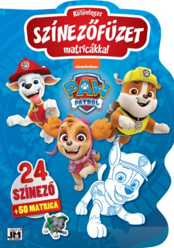 Különleges színezőfüzet matricákkal: Mancs őrjárat