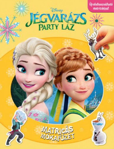 Disney - Matricás mókafüzet: Jégvarázs - Party láz