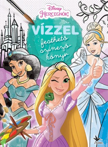 Vízzel festhető színezőkönyv: Hercegnők