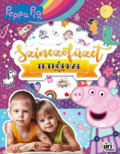 Színezőfüzet tetkókkal: Peppa