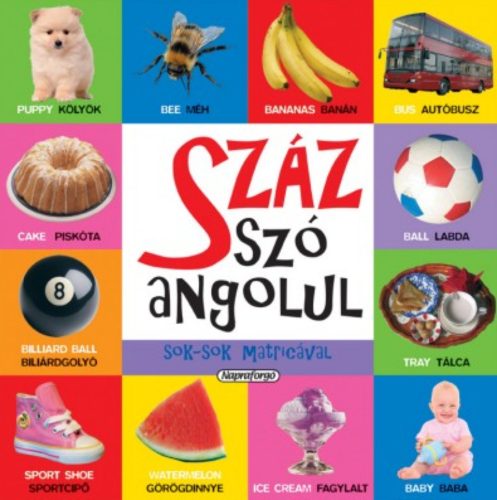 Száz szó angolul sok-sok matricával