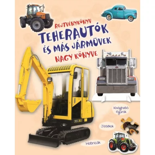 Rejtvénykönyv - Teherautók és más járművek nagy könyve