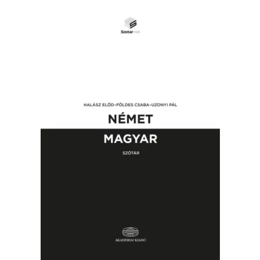 Német-magyar szótár + online szótárcsomag (Halász Előd)