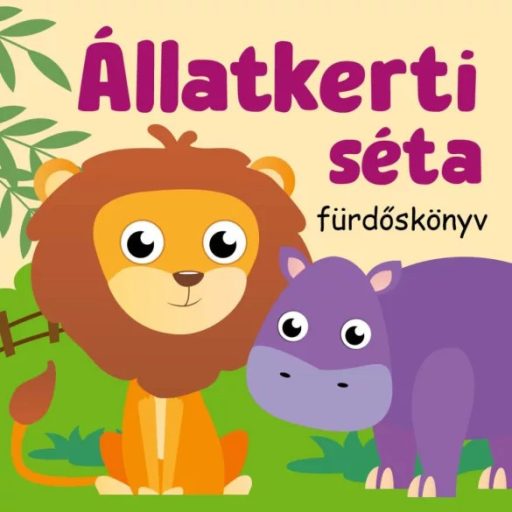 Állatkerti séta fürdőskönyv