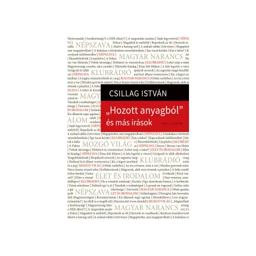 Hozott anyagból és más írások - Csillag István
