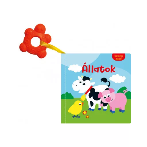 Textilkönyv rágókával - Állatok