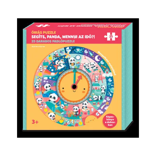 Segíts, Panda, mennyi az idő?! - Óriás puzzle - Mammoth word