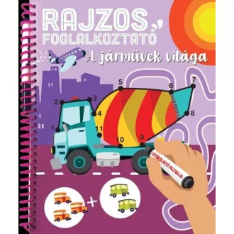 Rajzos foglalkoztató - A járművek világa