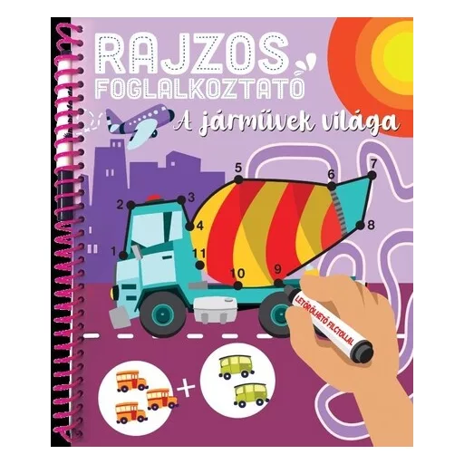 Rajzos foglalkoztató - A járművek világa