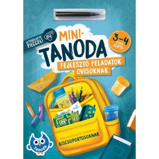 Minitanoda letörölhető filccel - 3-4 éves kortól - Pataki Andrea