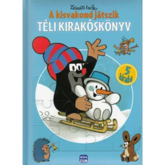 A kisvakond játszik - Téli kirakóskönyv /5 kirakó (3. kiadás) (Zdenek Miler)