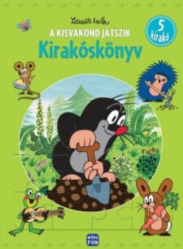 A kisvakond játszik - Kirakóskönyv /5 kirakó (4. kiadás) (Zdenek Miler)